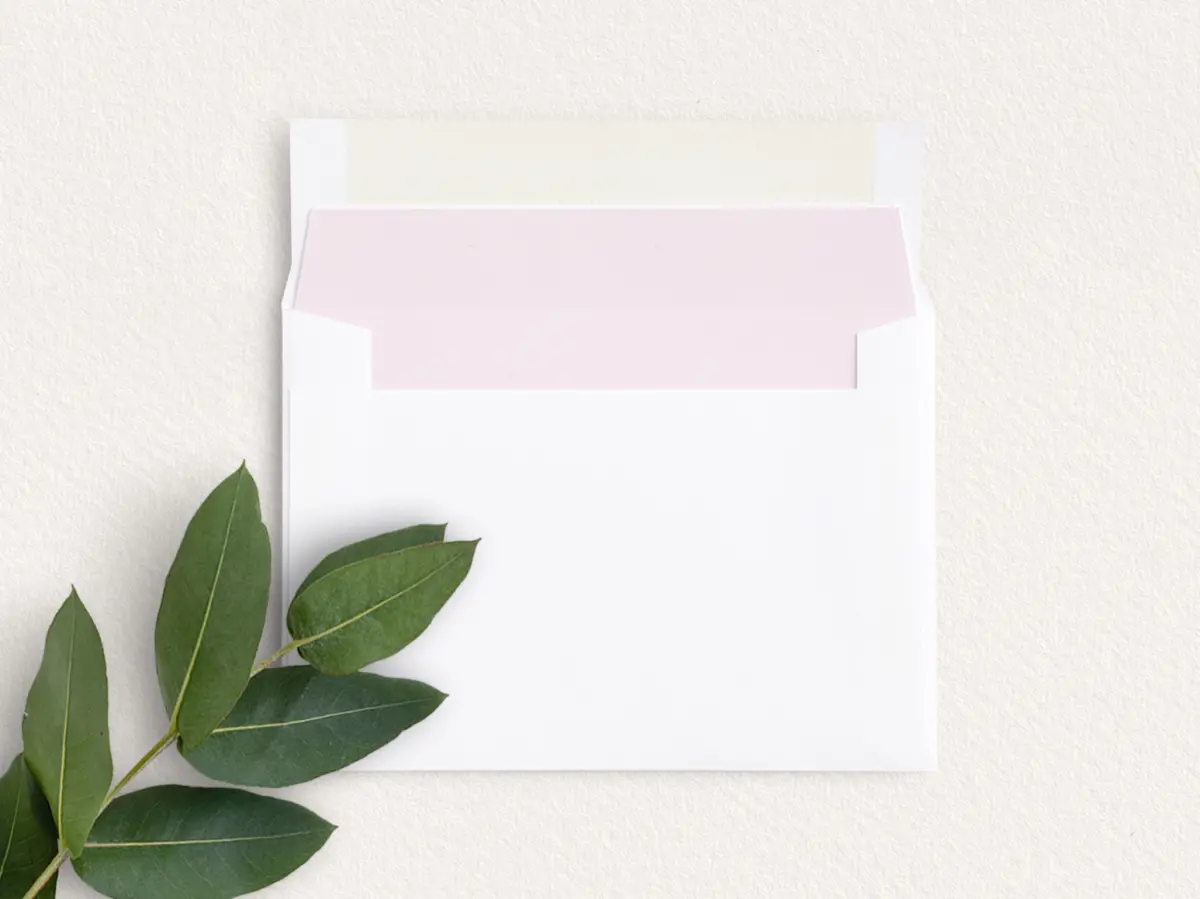 Envelope Liner inside Envelope