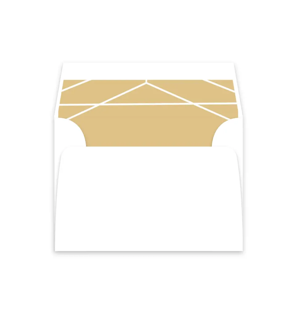 This is a  4⅞" x 4.563" Envelope Liners (ELM) called Luxe Gem printed in full color