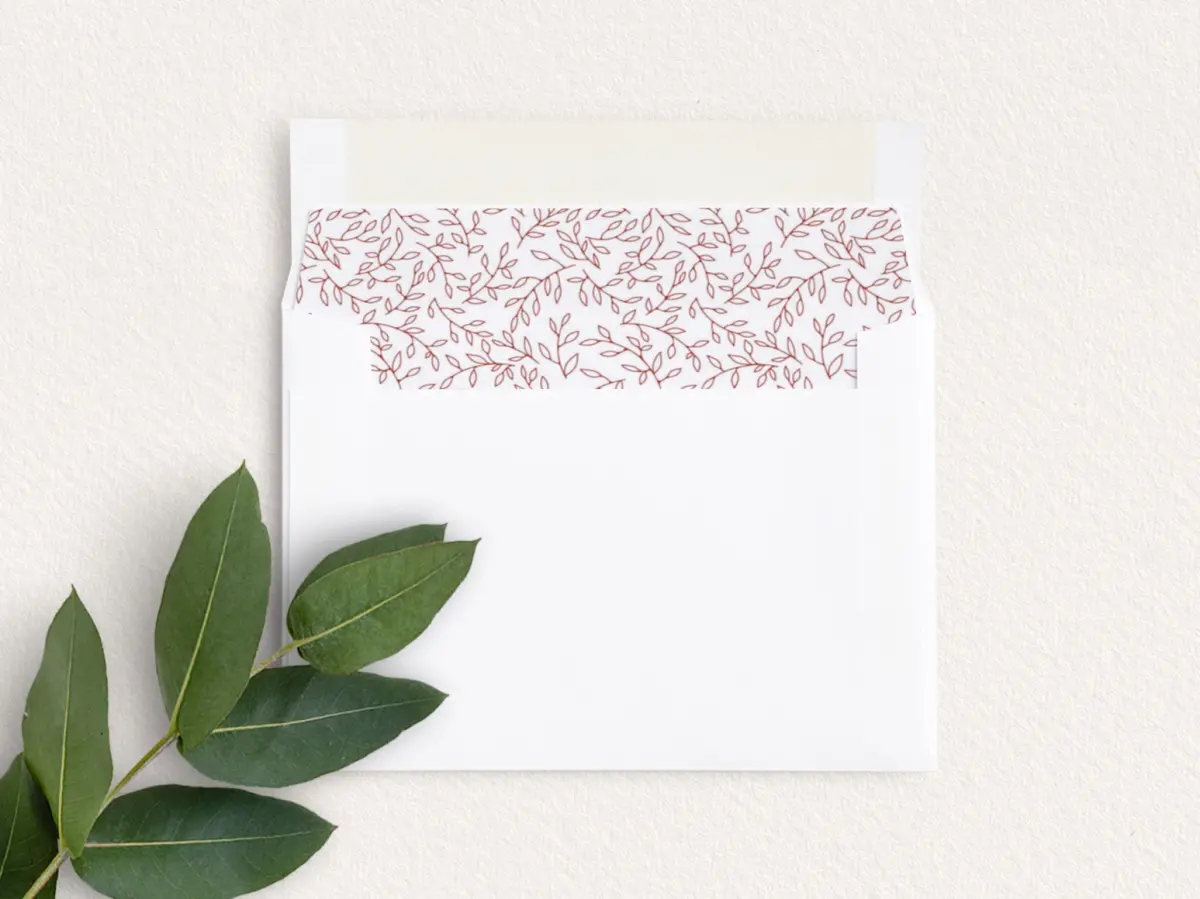 Envelope Liner inside Envelope