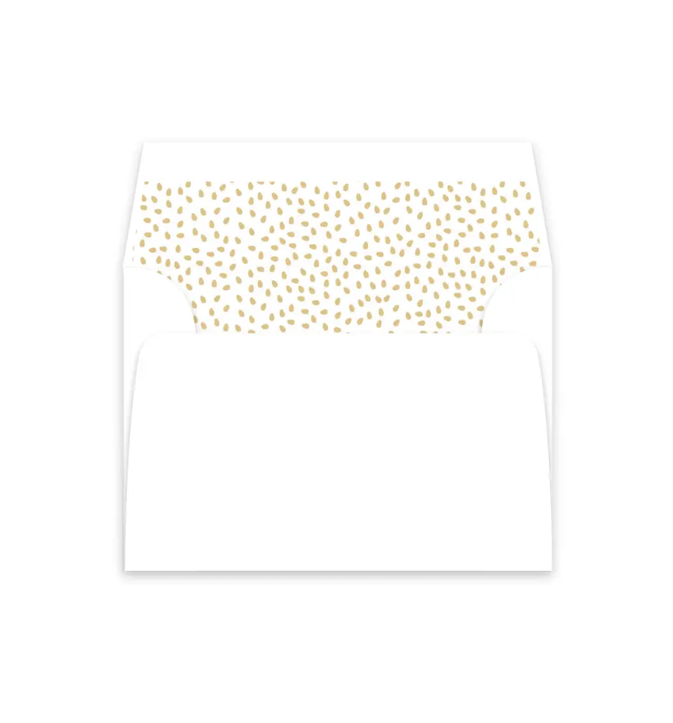 This is a  4⅞" x 4.563" Envelope Liners (ELM) called Gilded Laurels printed in full color