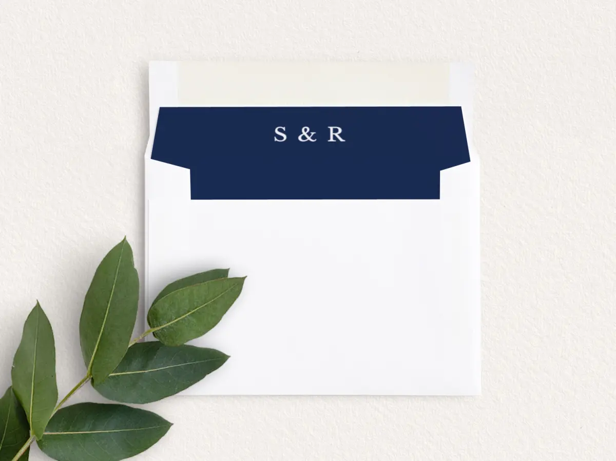 Envelope Liner inside Envelope