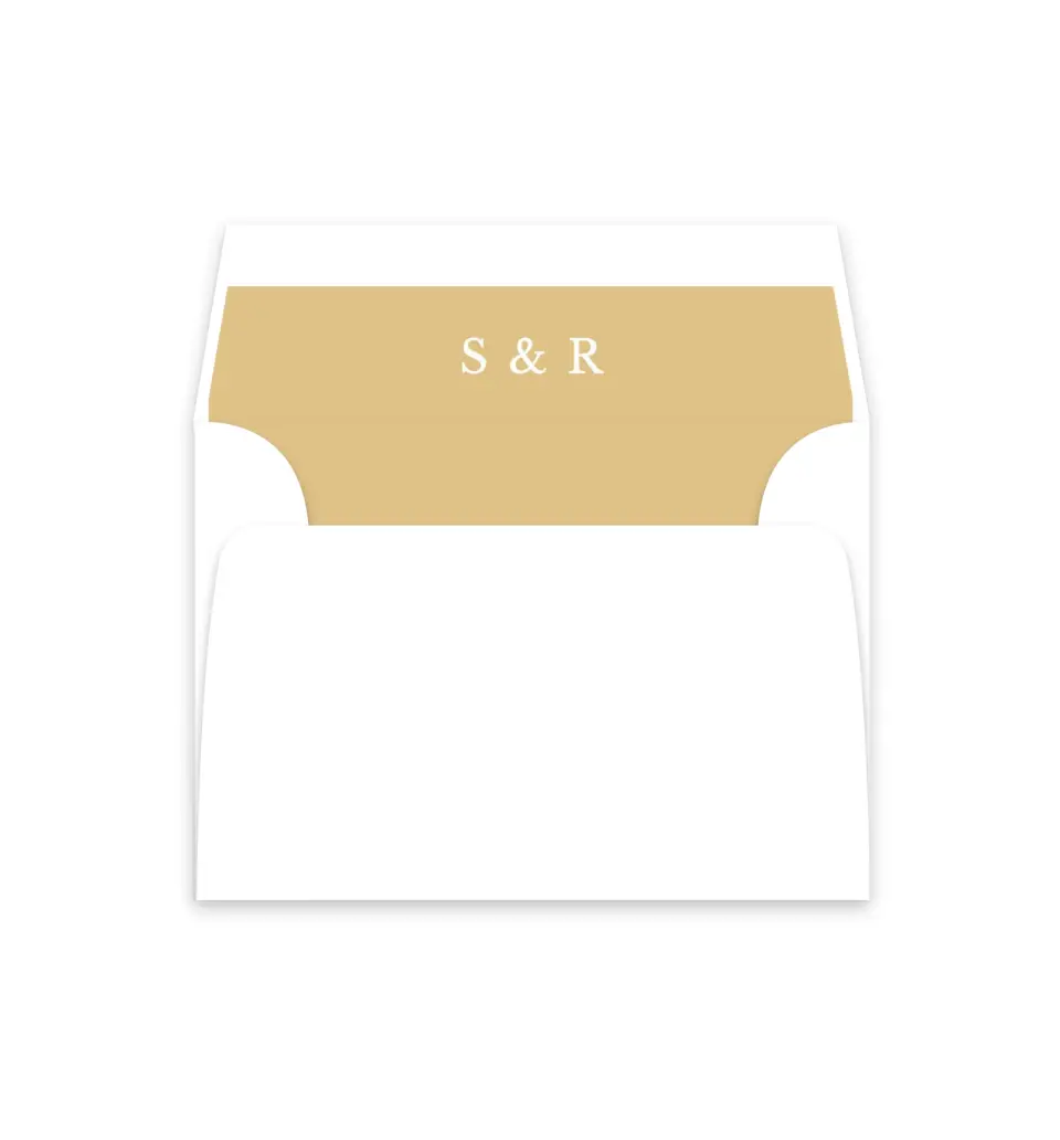 This is a  4⅞" x 4.563" Envelope Liners (ELM) called Sweet Sophisticate printed in full color