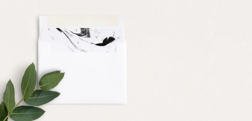 Envelope Liner inside Envelope