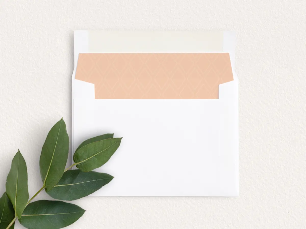 Envelope Liner inside Envelope