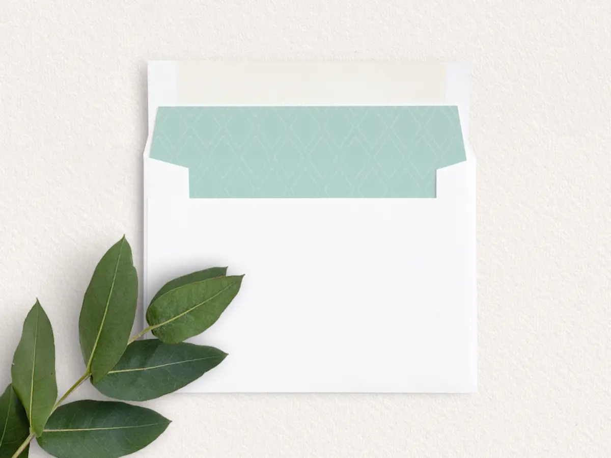 Envelope Liner inside Envelope
