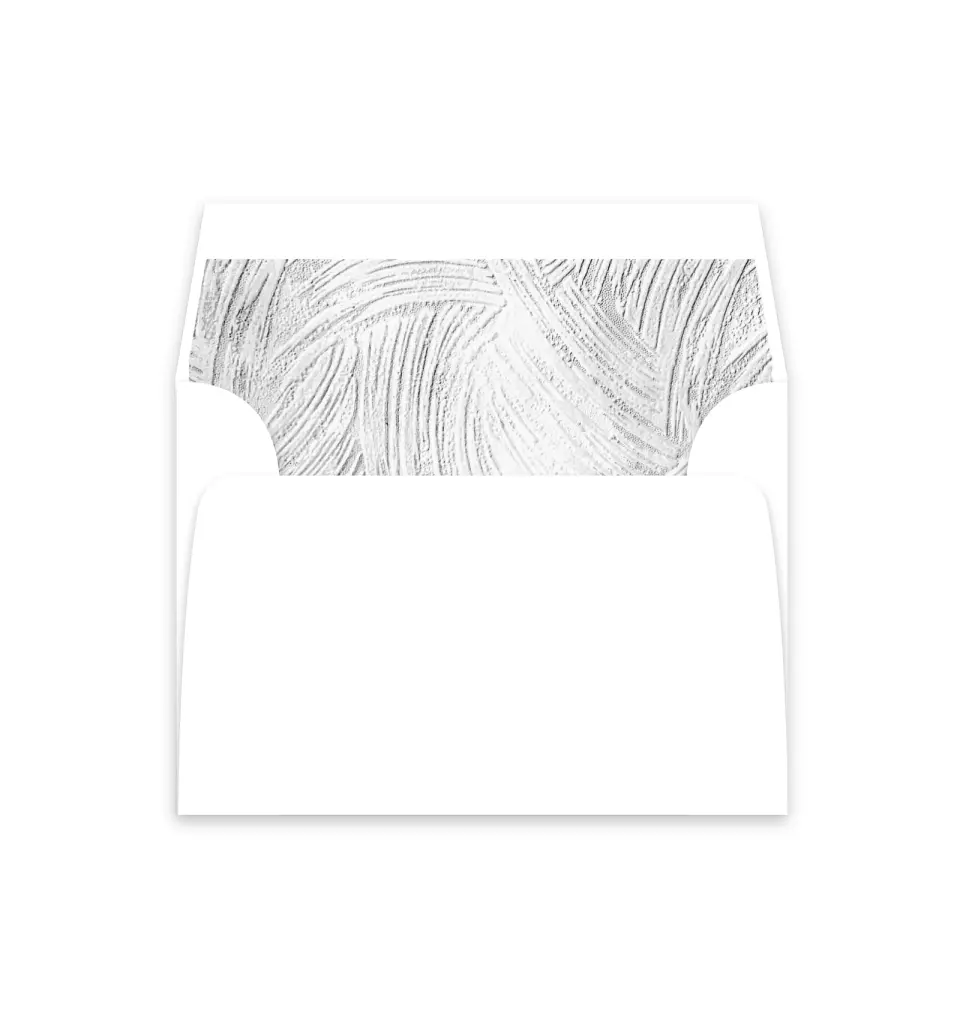 This is a  4⅞" x 4.563" Envelope Liners (ELM) called Line Texture printed in full color