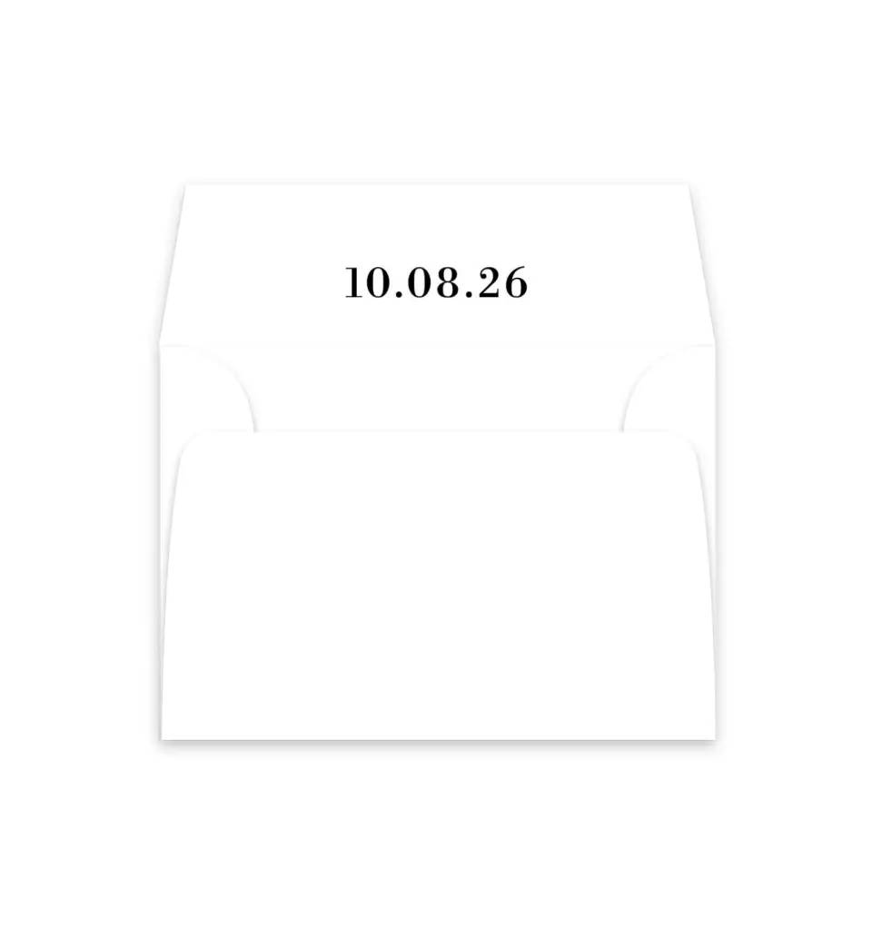 This is a  4⅞" x 4.563" Envelope Liners (ELM) called Stacked Devotion printed in full color