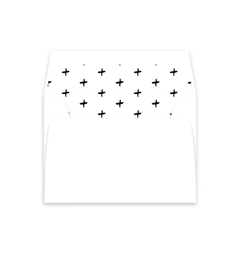 This is a  4⅞" x 4.563" Envelope Liners (ELM) called Exciting News printed in full color