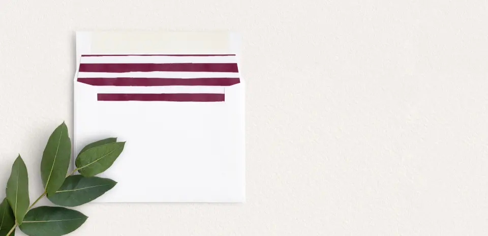 Envelope Liner inside Envelope