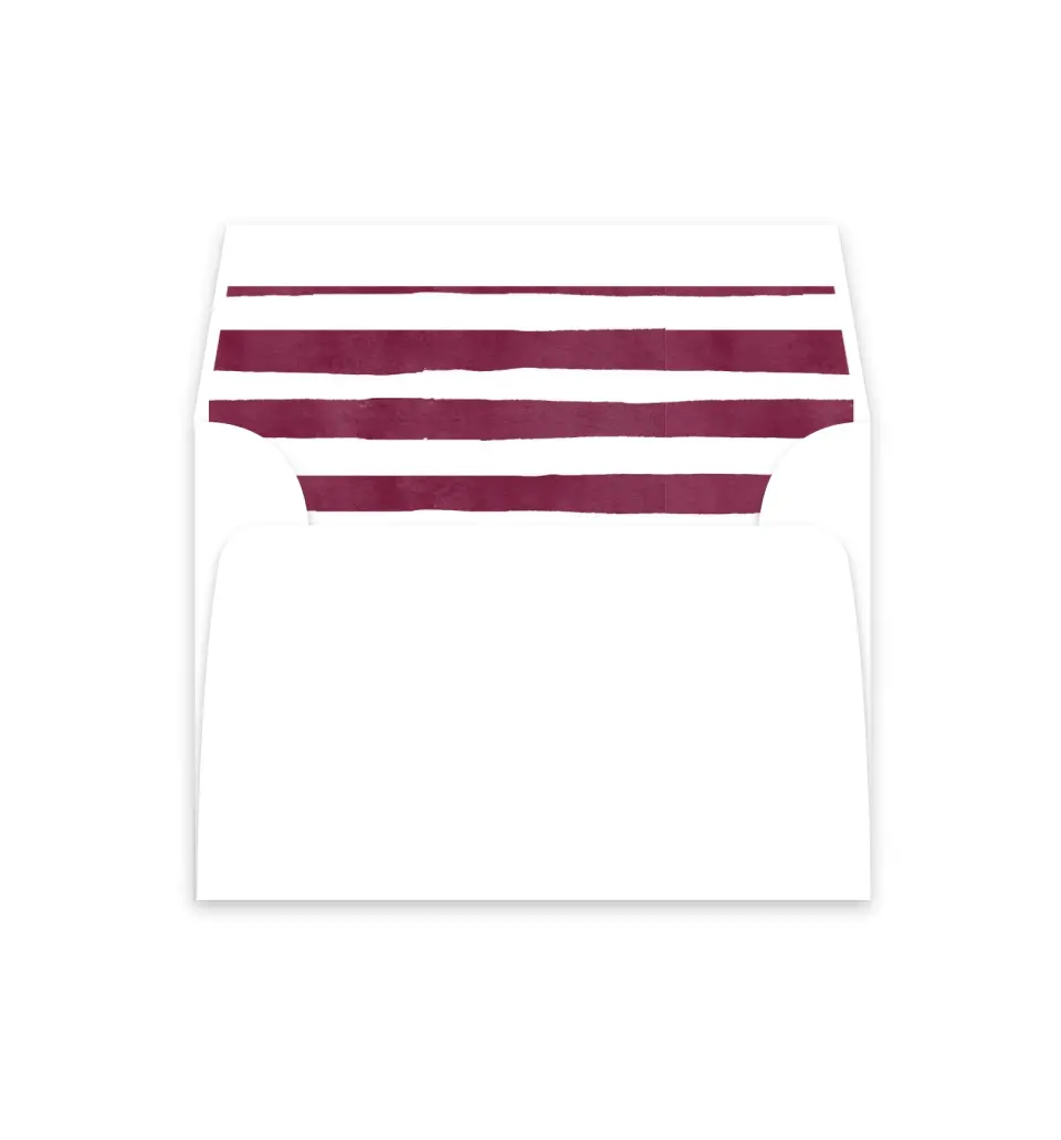 This is a  4⅞" x 4.563" Envelope Liners (ELM) called Floral Ring printed in full color