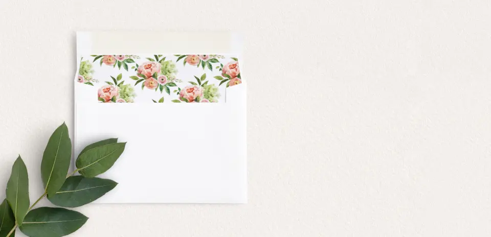 Envelope Liner inside Envelope