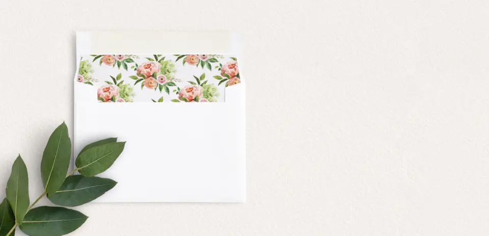 Envelope Liner inside Envelope