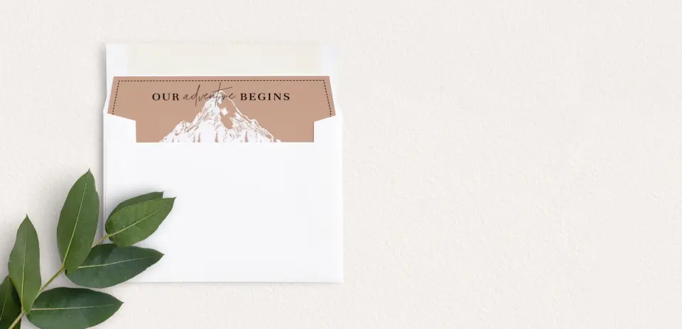 Envelope Liner inside Envelope