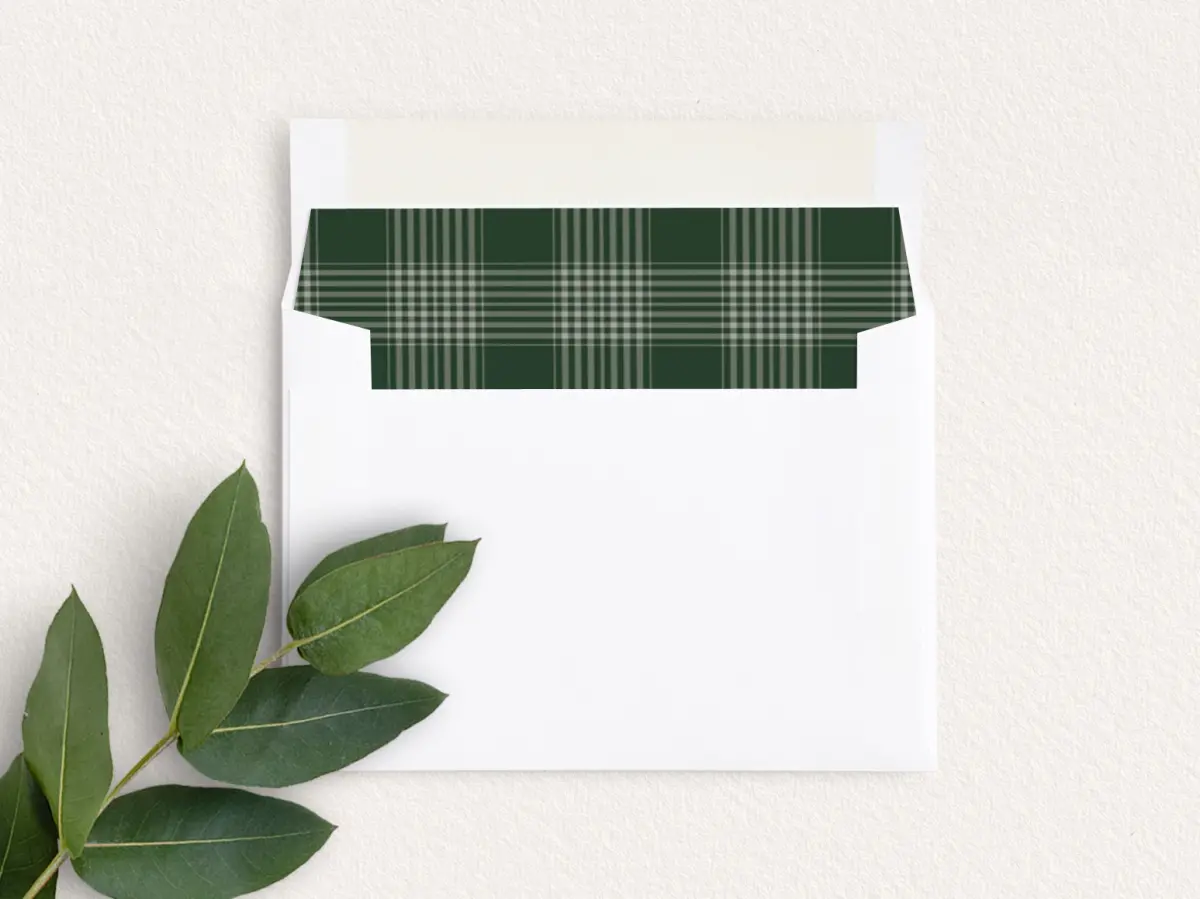 Envelope Liner inside Envelope