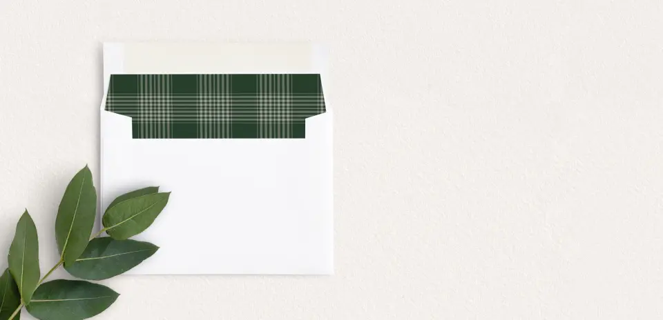 Envelope Liner inside Envelope