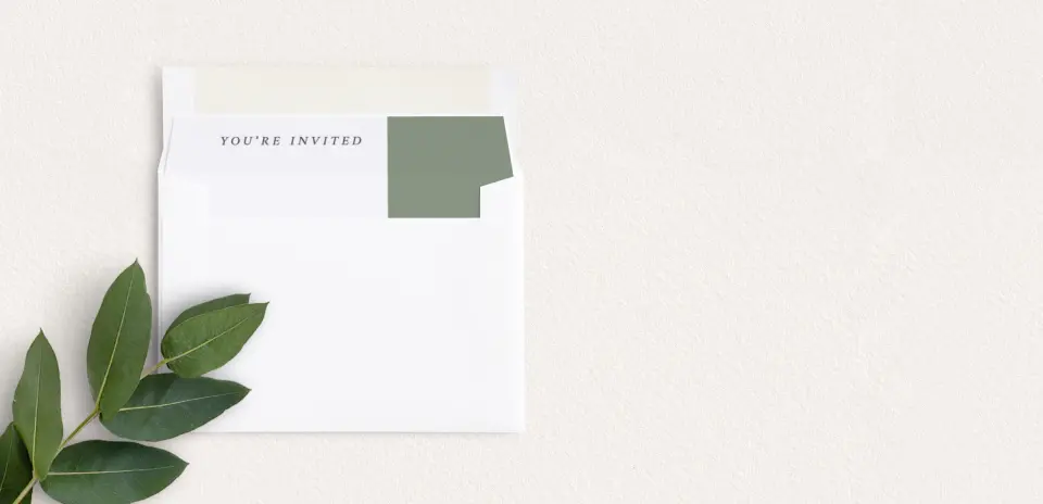 Envelope Liner inside Envelope