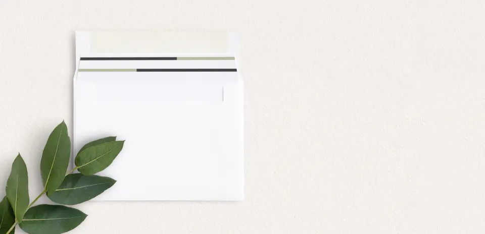 Envelope Liner inside Envelope