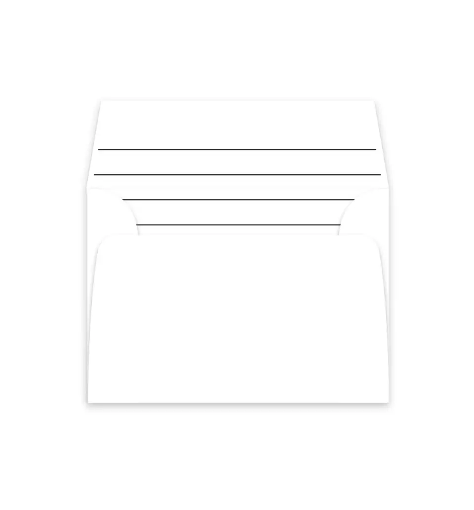 This is a  4⅞" x 4.563" Envelope Liners (ELM) called Spacious Idea printed in full color