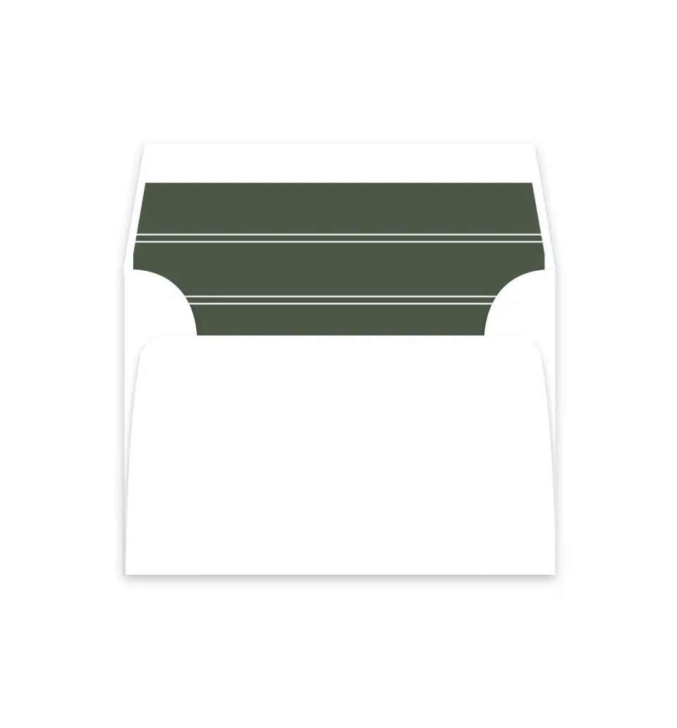 This is a  4⅞" x 4.563" Envelope Liners (ELM) called Magnificent Margin printed in full color