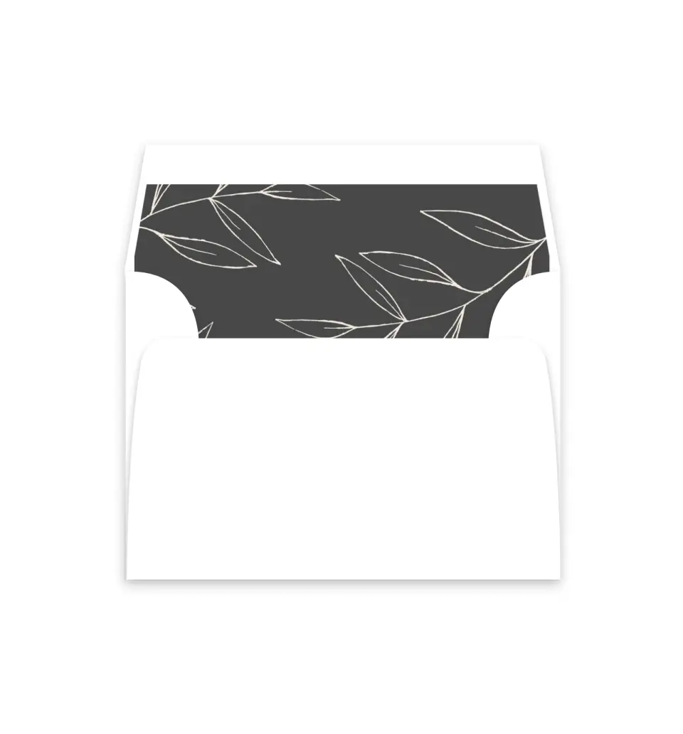 This is a  4⅞" x 4.563" Envelope Liners (ELM) called Dazzling Moment printed in full color