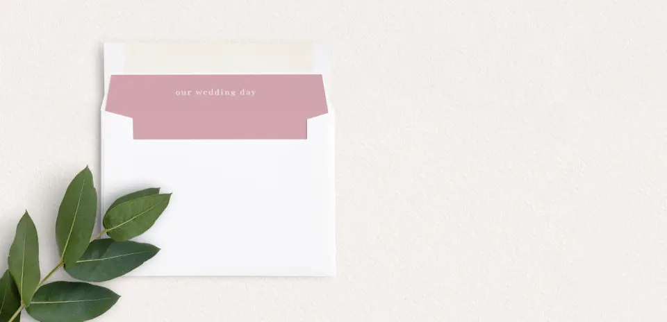 Envelope Liner inside Envelope