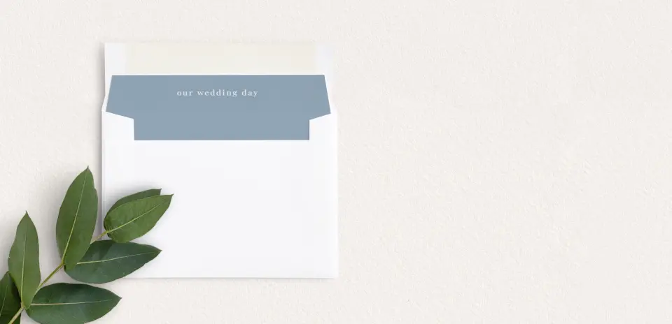 Envelope Liner inside Envelope