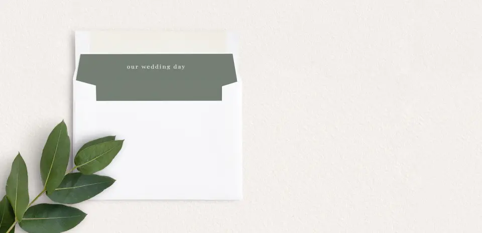 Envelope Liner inside Envelope
