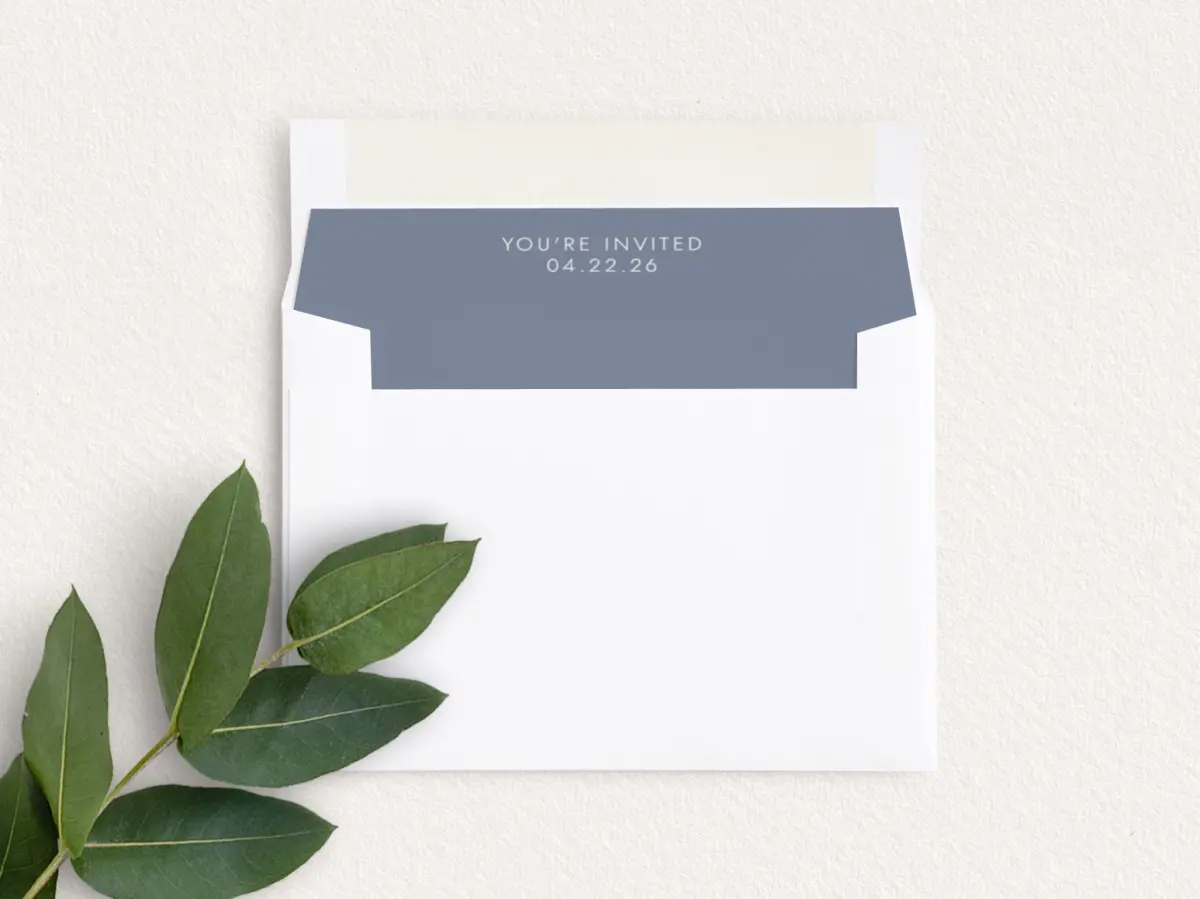 Envelope Liner inside Envelope