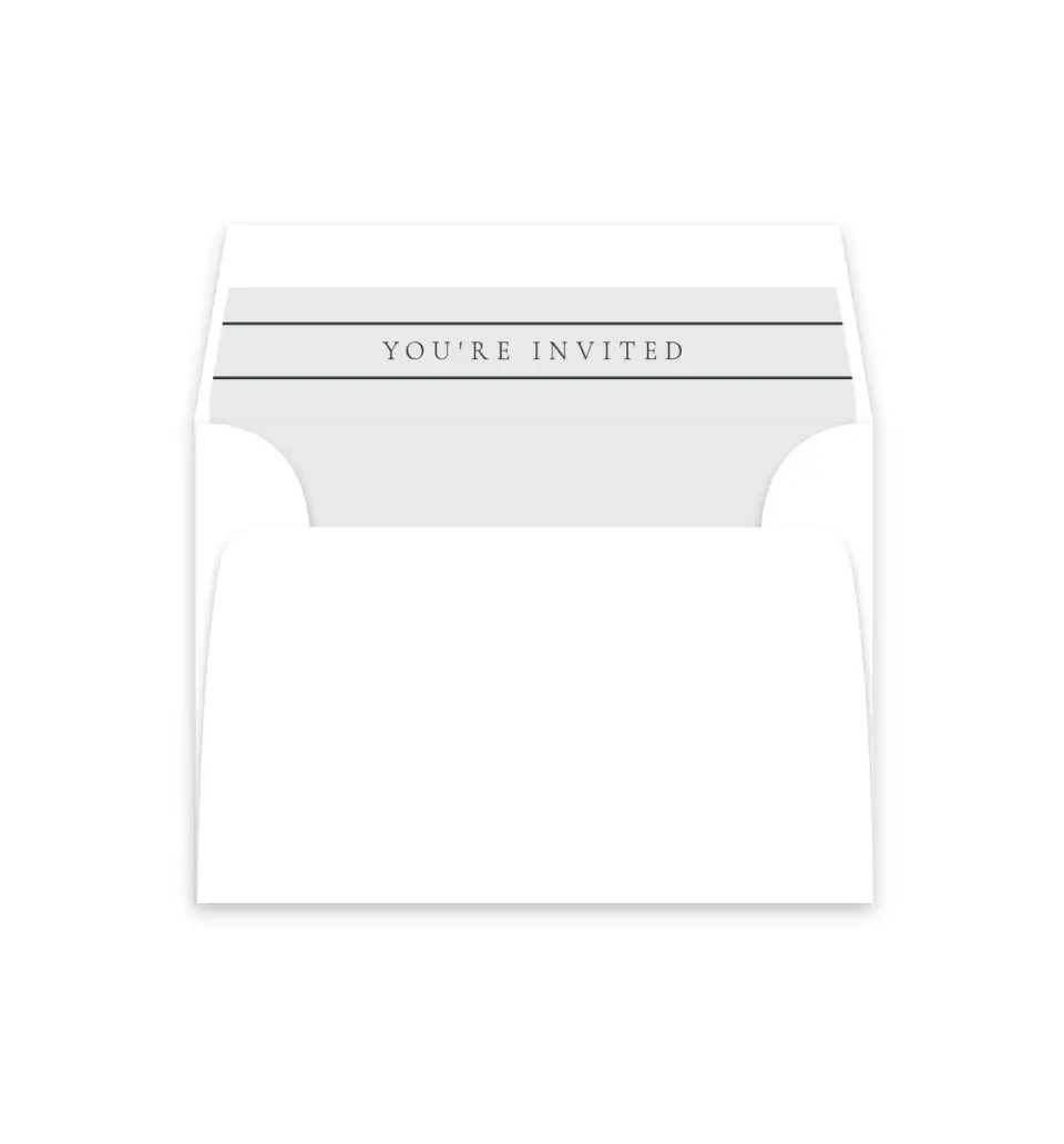 This is a  4⅞" x 4.563" Envelope Liners (ELM) called Subtle Wreath printed in full color