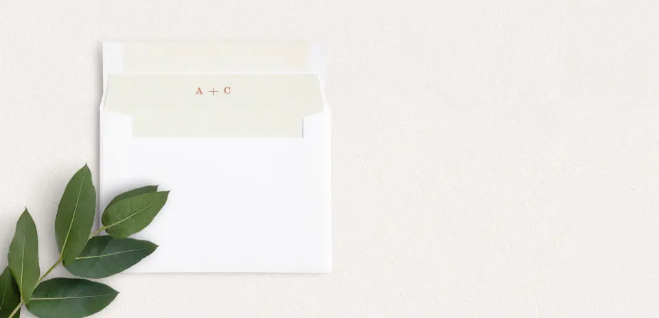 Envelope Liner inside Envelope