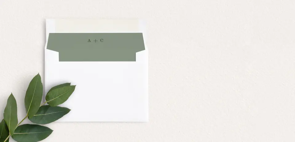 Envelope Liner inside Envelope