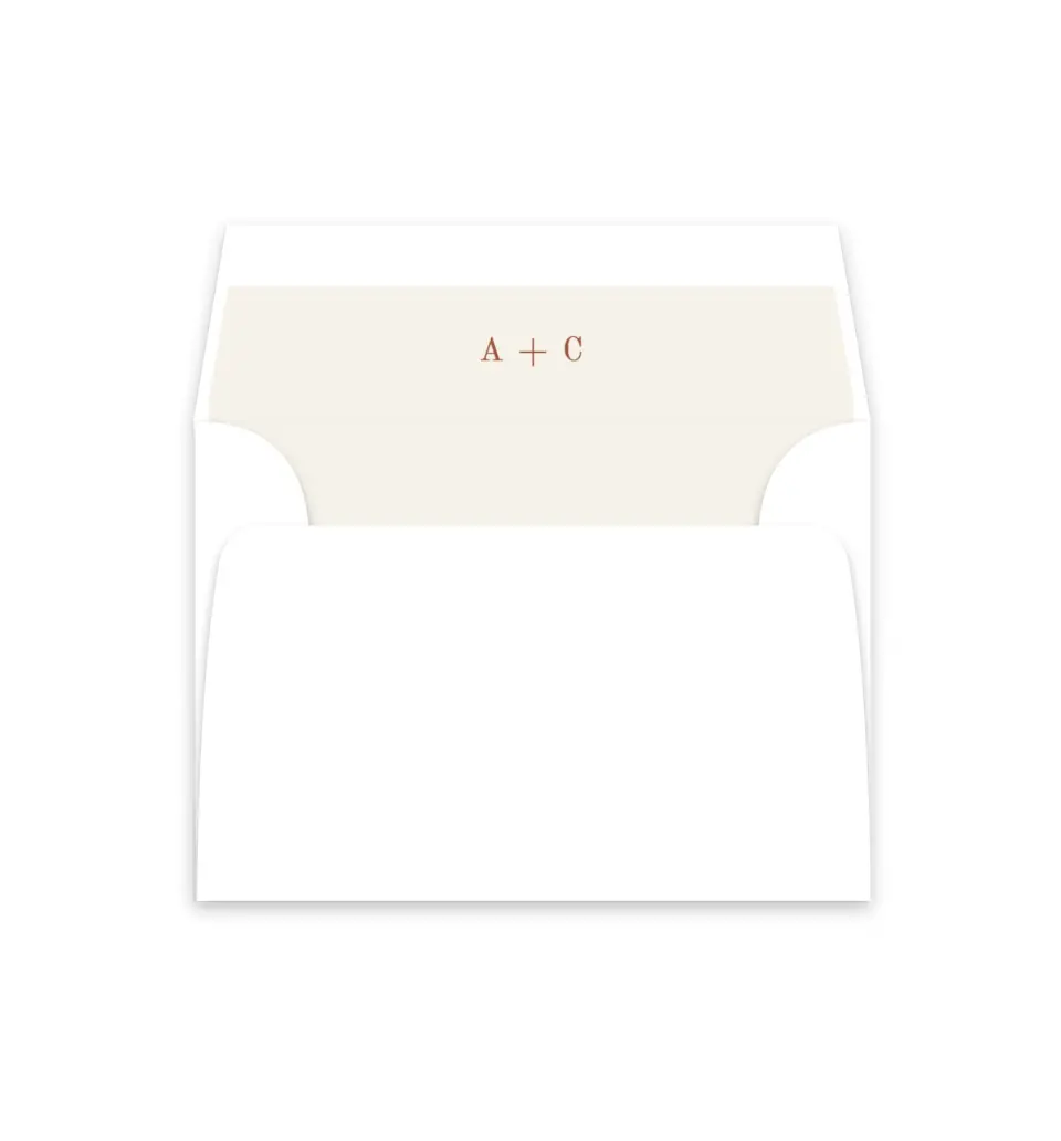 This is a  4⅞" x 4.563" Envelope Liners (ELM) called Turning Leaves printed in full color