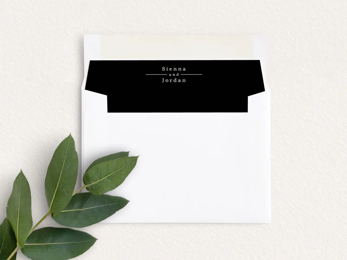 Envelope Liner inside Envelope
