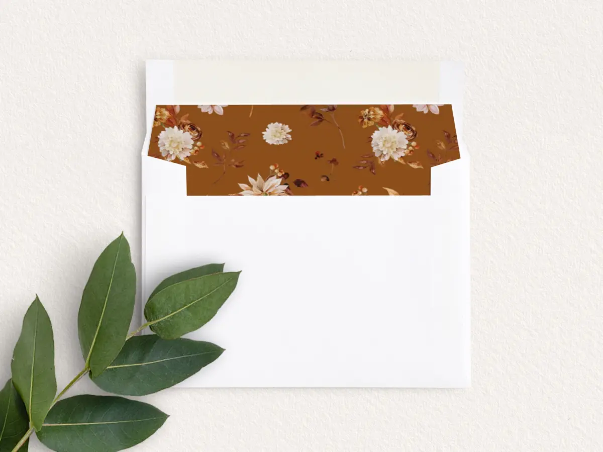 Envelope Liner inside Envelope