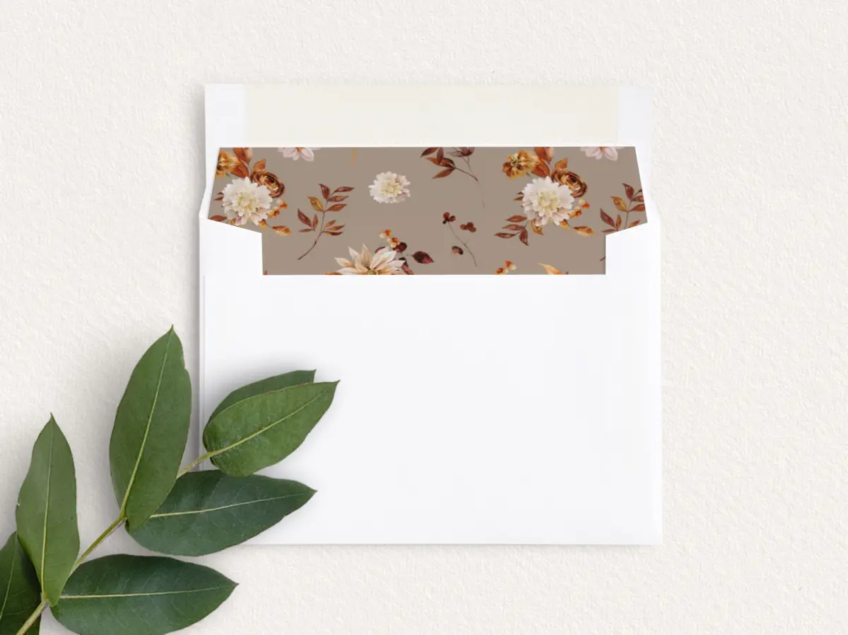 Envelope Liner inside Envelope