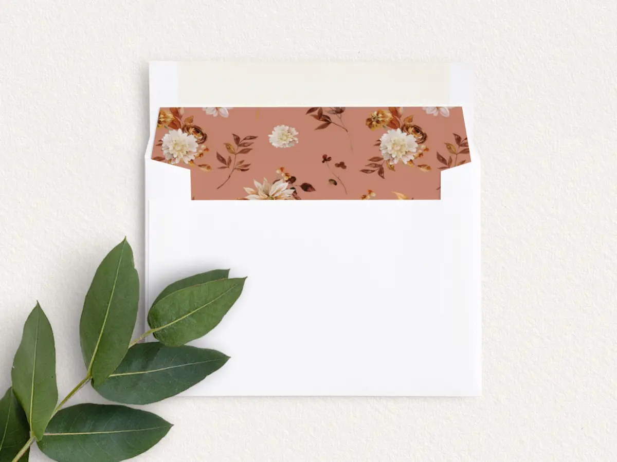 Envelope Liner inside Envelope