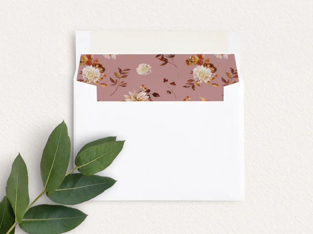 Envelope Liner inside Envelope