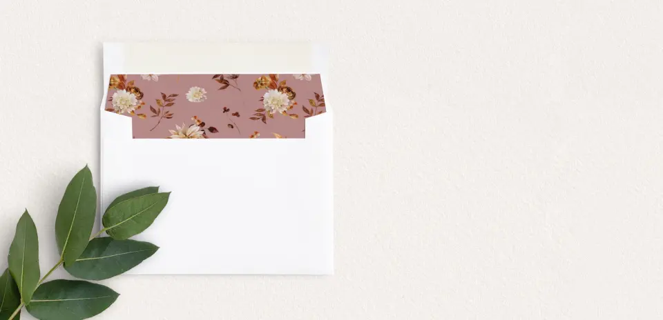 Envelope Liner inside Envelope
