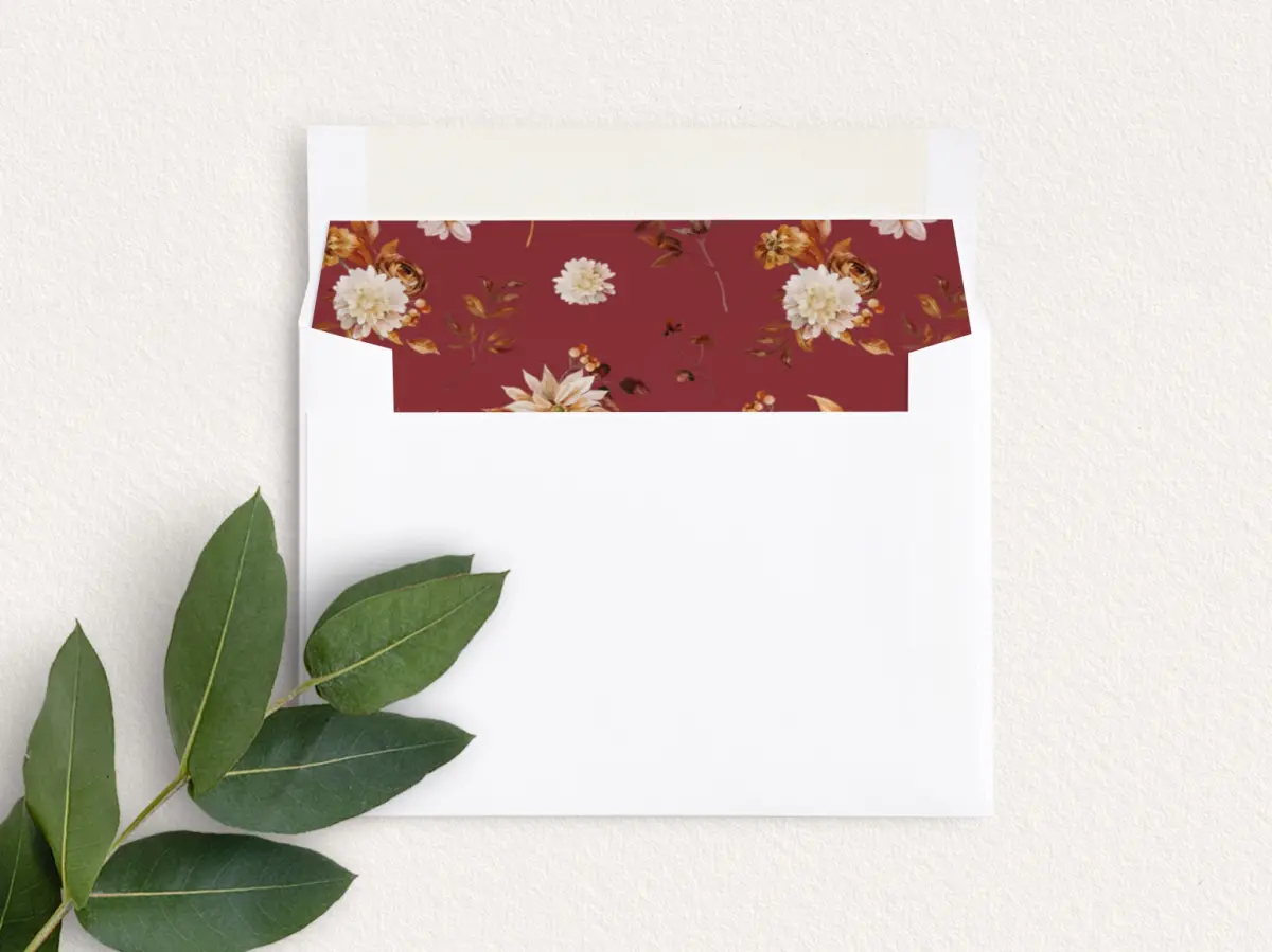 Envelope Liner inside Envelope