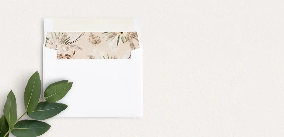 Envelope Liner inside Envelope