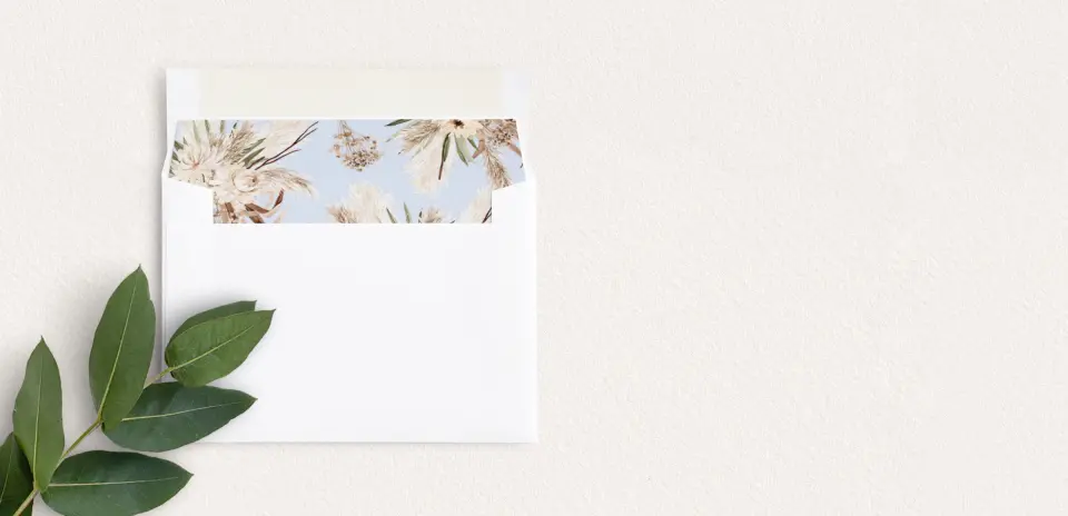 Envelope Liner inside Envelope