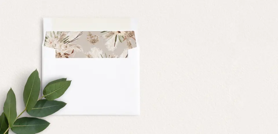 Envelope Liner inside Envelope