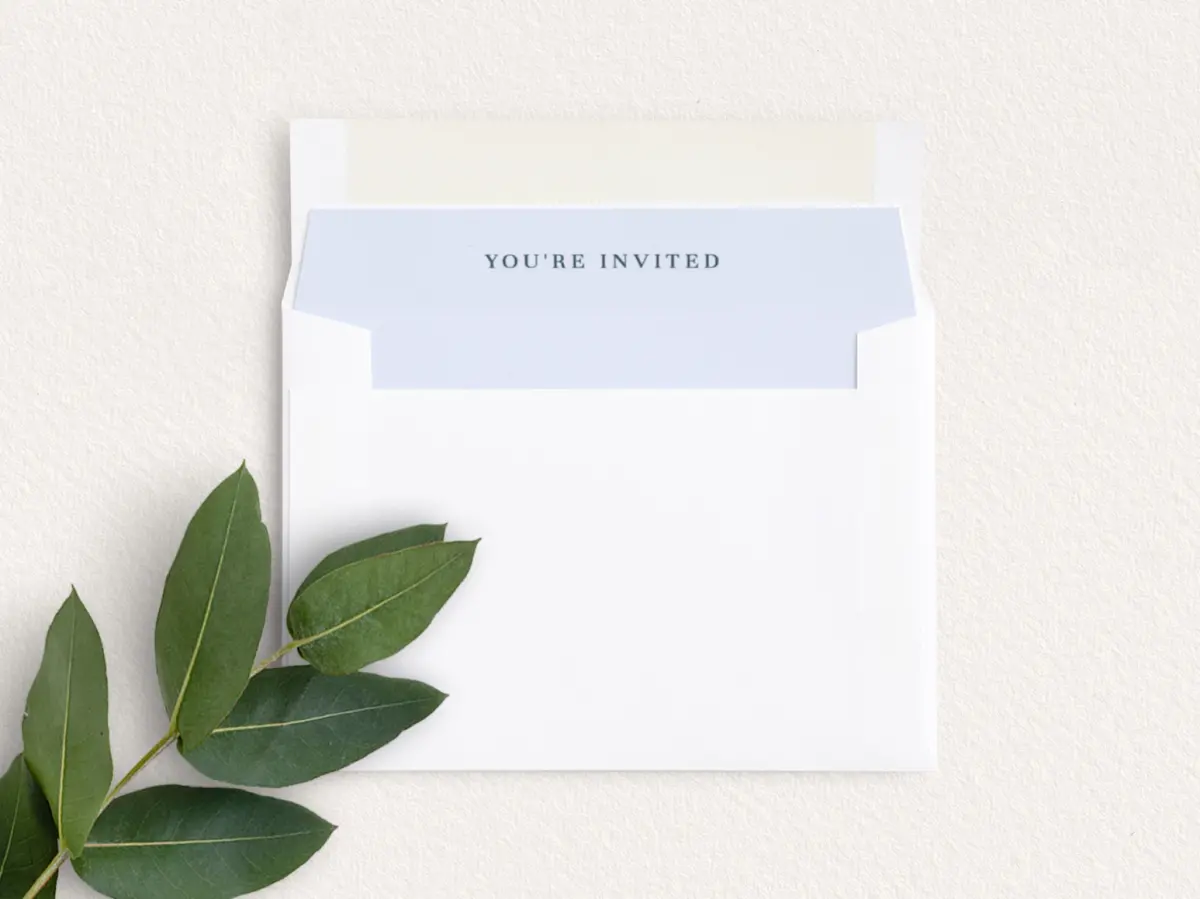 Envelope Liner inside Envelope