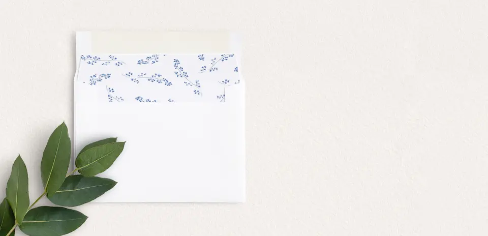 Envelope Liner inside Envelope