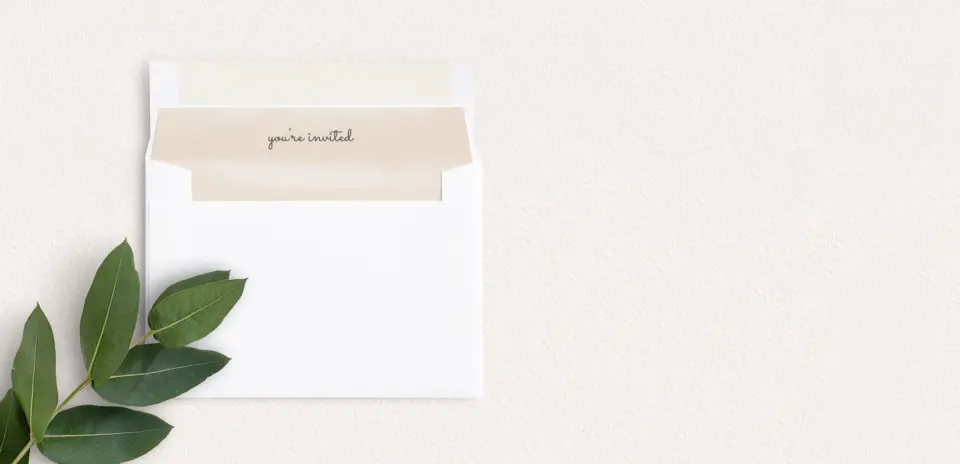 Envelope Liner inside Envelope