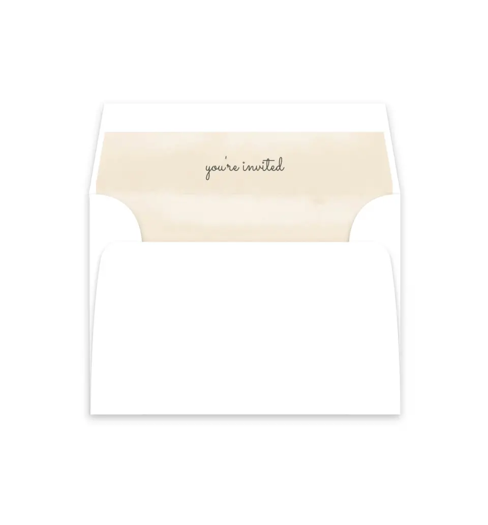 This is a  4⅞" x 4.563" Envelope Liners (ELM) called Serene Flora printed in full color