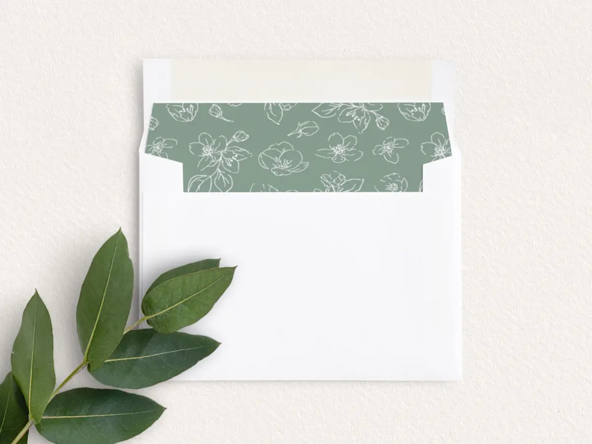 Envelope Liner inside Envelope