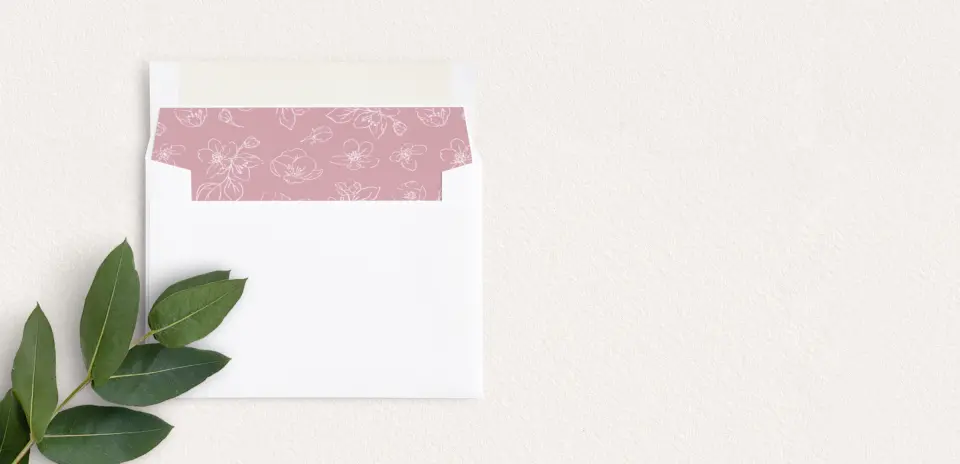 Envelope Liner inside Envelope