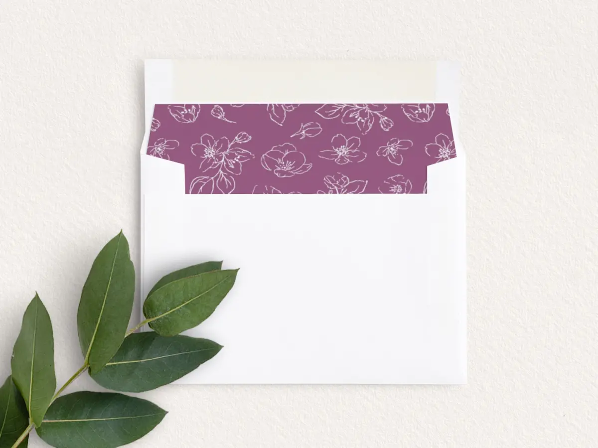 Envelope Liner inside Envelope
