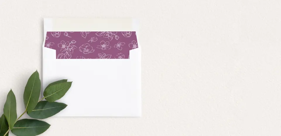 Envelope Liner inside Envelope